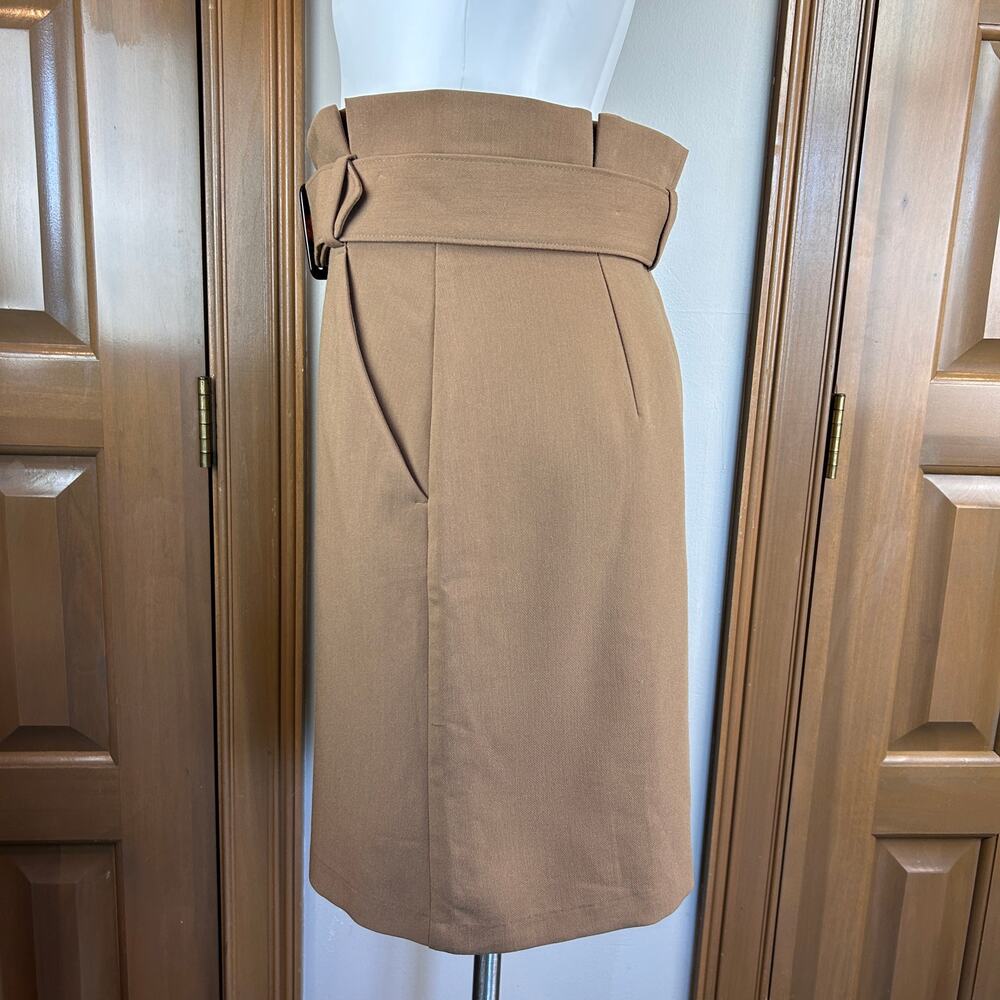 Banana Republic Skirt and belt size 10 petite mini high waisted NWT - Picture 4 of 7